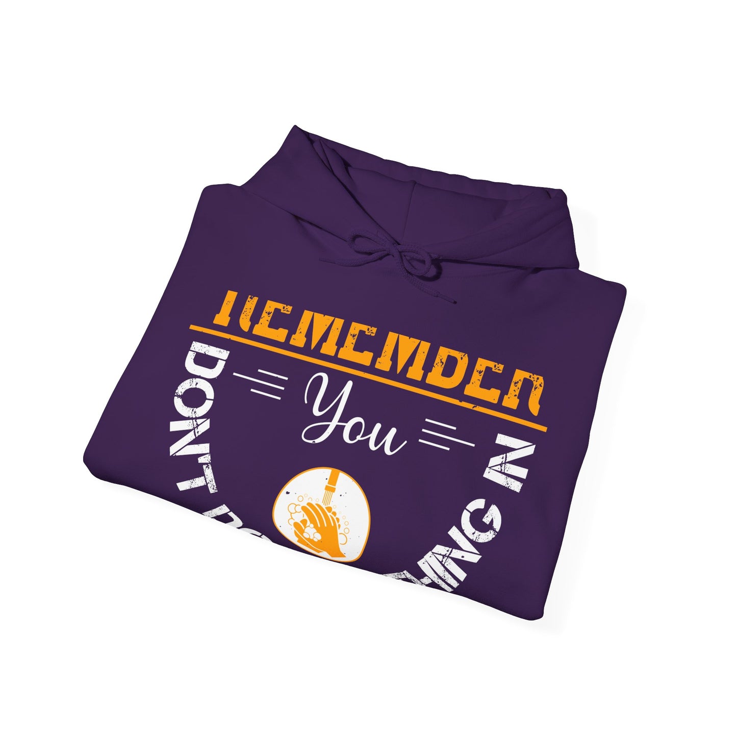 Remember you don't do anything in isolation-011 — Unisex Heavy Blend Hoodie (G18500)