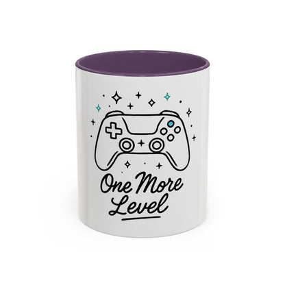 Gamer Accent Coffee Mug - One More Level Gaming Gift, Video Game Mug, Fun Coffee Cup, Unique Present for Gamers, Geeky [...]