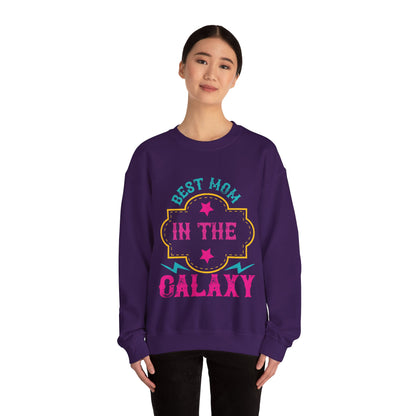 best mom in the galaxy-01 — Unisex Heavy Blend Crewneck (G18000)