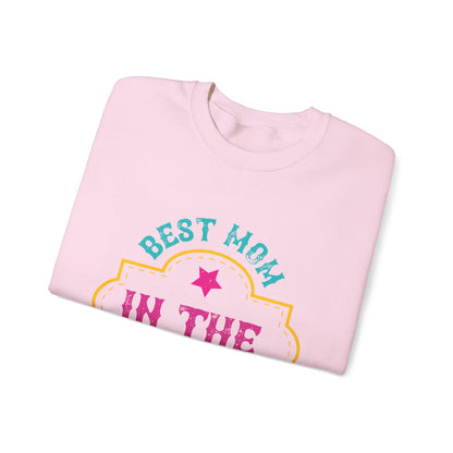 best mom in the galaxy-01 — Unisex Heavy Blend Crewneck (G18000)