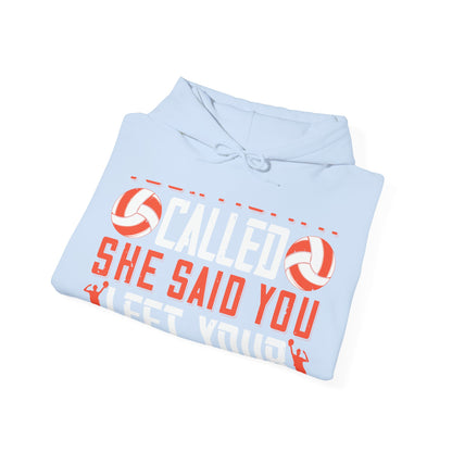 Your mommy called. She said you left your game at home-01 — Unisex Heavy Blend Hoodie (G18500)