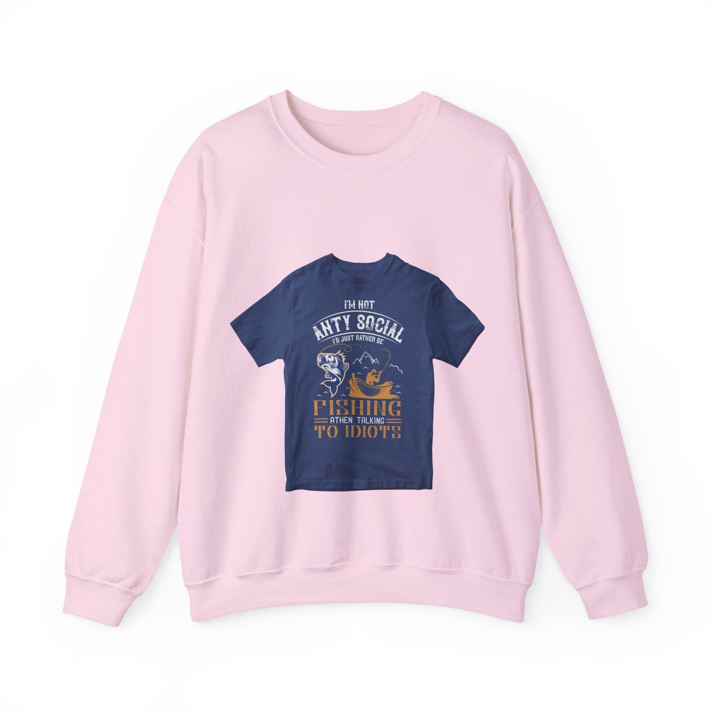 im not ANTY SOCIAL — Unisex Heavy Blend Crewneck (G18000)