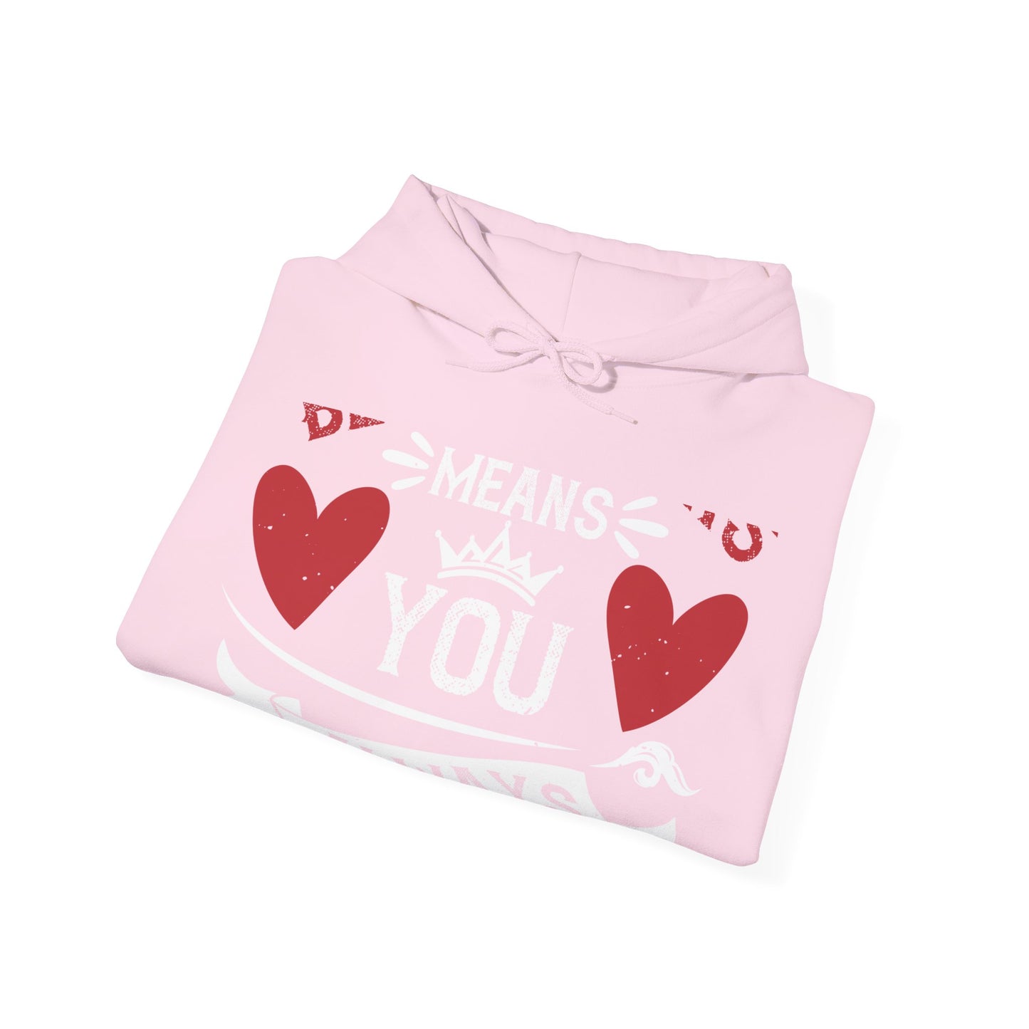 Being sisters means you always have back up-1 — Unisex Heavy Blend Hoodie (G18500)