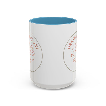 Accent Coffee Mug - Grandma's Joy | Perfect Gift for Grandparents, Coffee Lovers, Family Gatherings, Birthdays, Special [...]