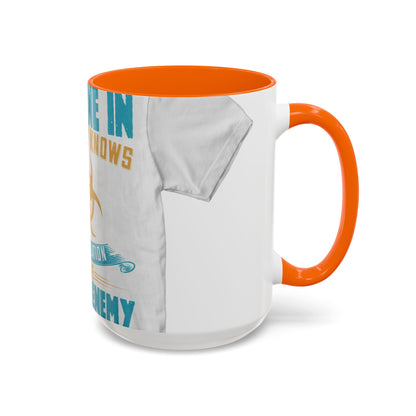 Anyone in recovery knows that isolation is the biggest enemy — Accent Mug 11/15oz