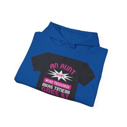 An aunt grows more treasured as time goes by — Unisex Heavy Blend Hoodie (G18500)