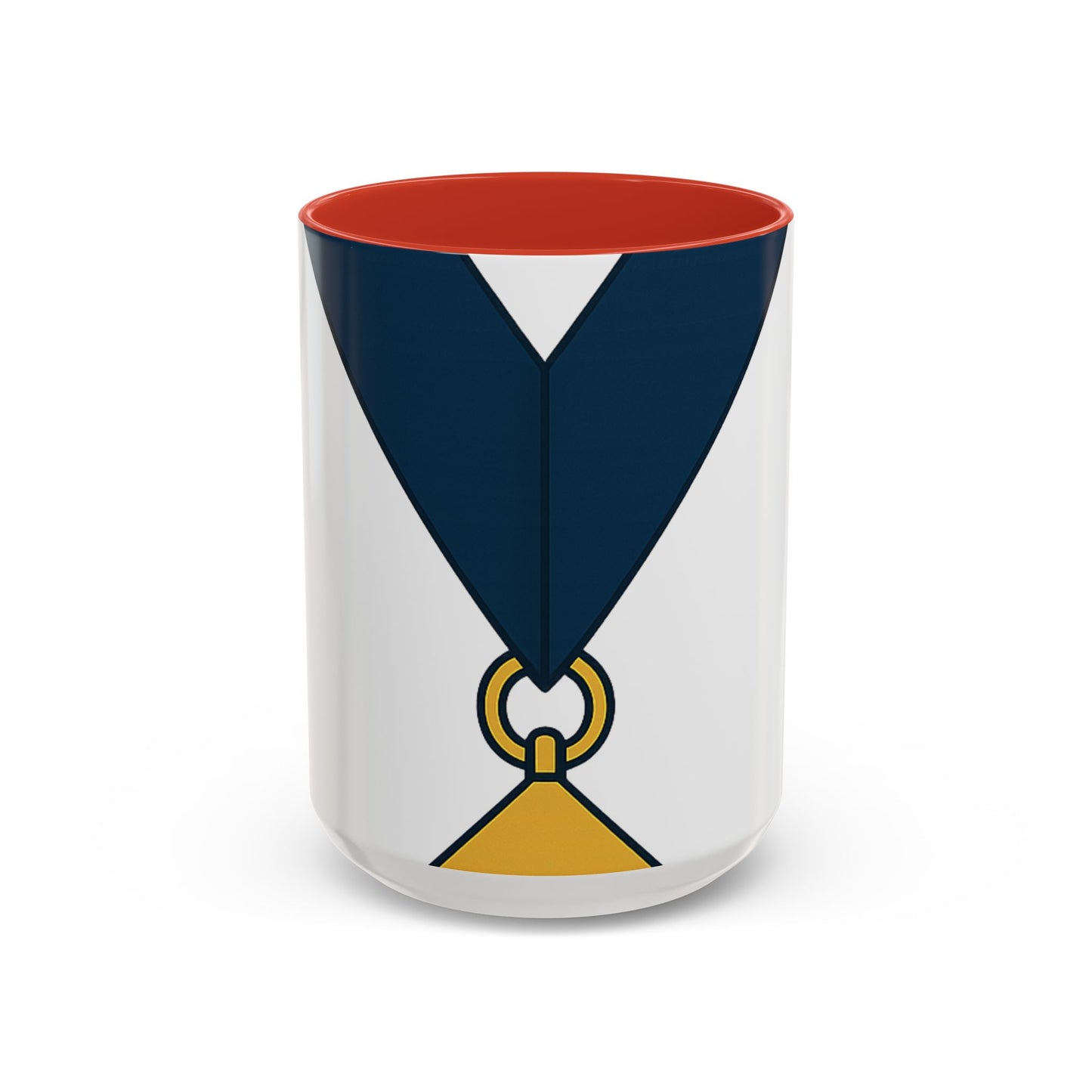 Senior Warden SW  the level — Accent Mug 11/15oz