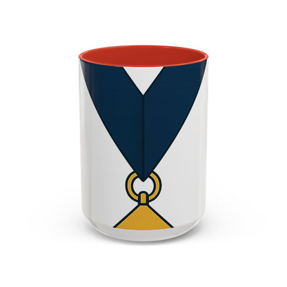 Senior Warden SW  the level — Accent Mug 11/15oz