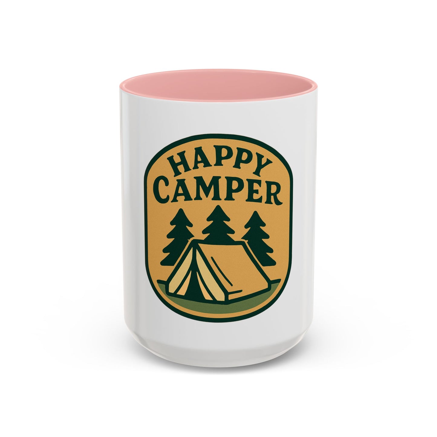 Happy Camper Coffee Mug - Fun Camping Gift, Outdoor Lover's Mug, Adventure Coffee Cup, Holiday Gift, Camping Decor