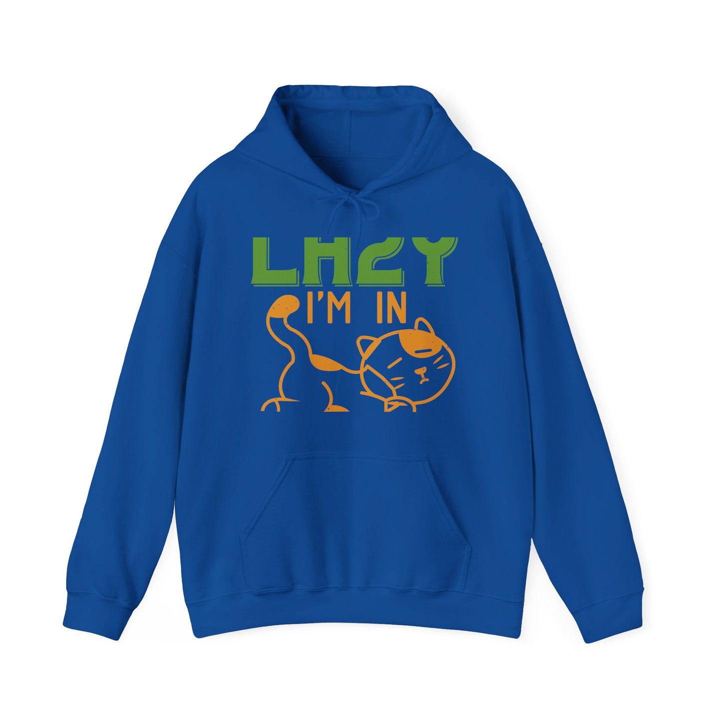 iΓÇÖm not lazy iΓÇÖm in quarantine-01 — Unisex Heavy Blend Hoodie (G18500)