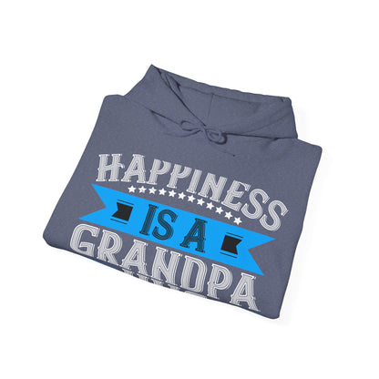 Happiness is a grandpa hug-01 — Unisex Heavy Blend Hoodie (G18500)