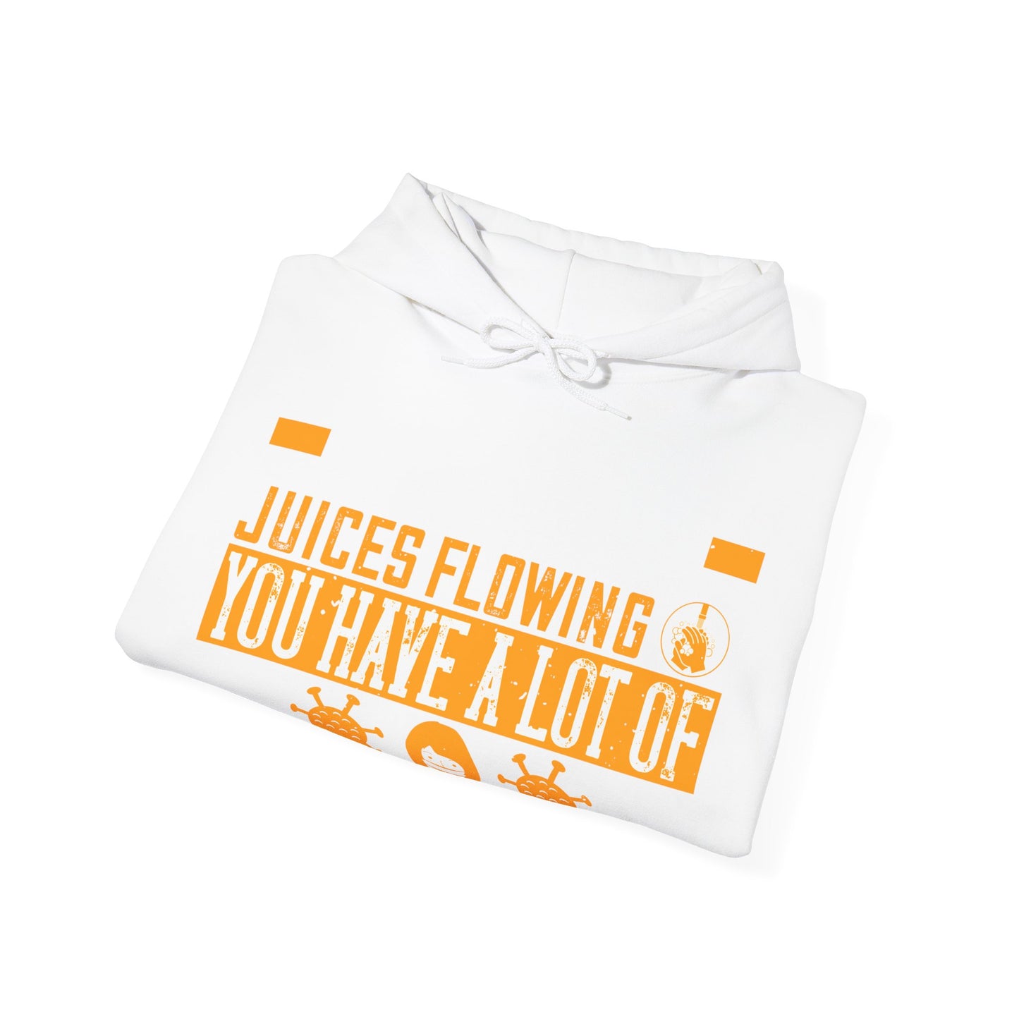 Keep those creative juices flowing. You have a lot of time on your hands!-01 — Unisex Heavy Blend Hoodie (G18500)