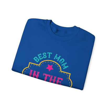 best mom in the galaxy-01 — Unisex Heavy Blend Crewneck (G18000)