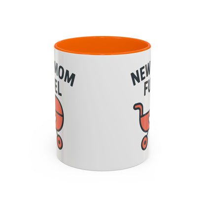 New Mom Fuel Coffee Mug - Cute Mom Gift, Ceramic Coffee Cup, Mommy Essentials, Baby Shower Gift, Parent Life Mug