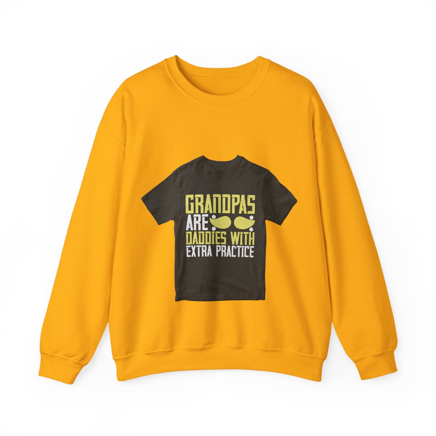 Grandpas are daddies with extra practice-2 — Unisex Heavy Blend Crewneck (G18000)