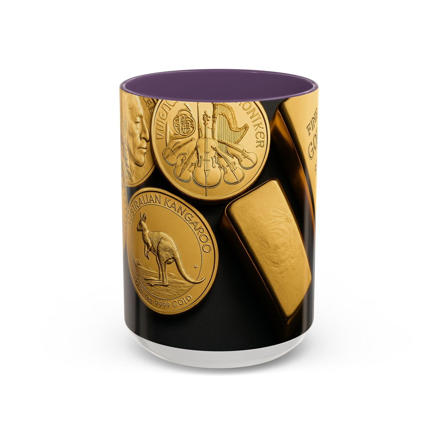 Absolute bullion banner and pictures of gold Jul 5, 2025, 06_39_35 PM — Accent Mug 11/15oz