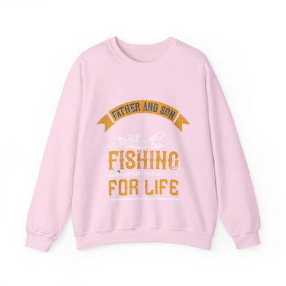 father and son fishing partners  for life-01 — Unisex Heavy Blend Crewneck (G18000)