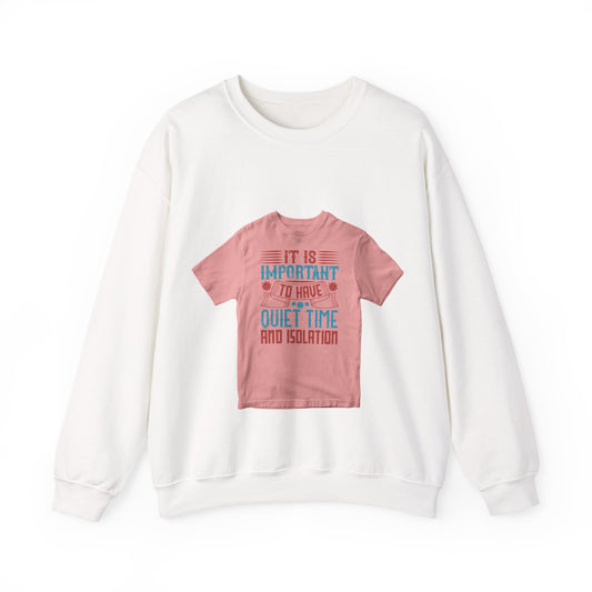 Isolation offered its own form of companionship — Unisex Heavy Blend Crewneck (G18000)