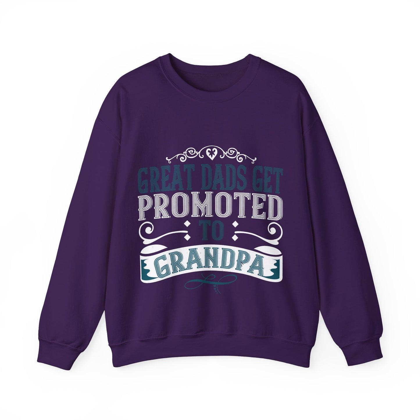 Great dads get promoted to grandpa-2 — Unisex Heavy Blend Crewneck (G18000)