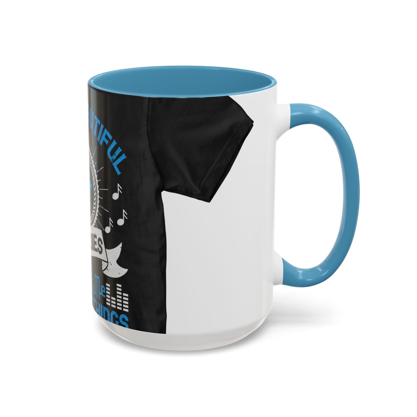 I like beautiful melodies telling me terrible things — Accent Mug 11/15oz