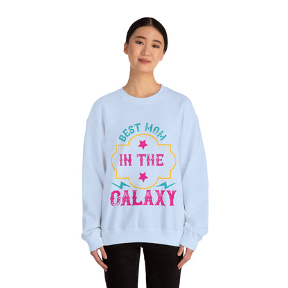best mom in the galaxy-01 — Unisex Heavy Blend Crewneck (G18000)