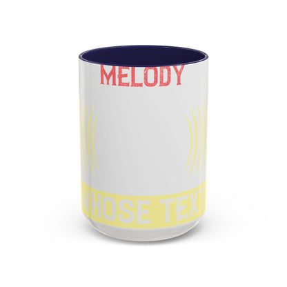 Music is the melody whose text is the world-01 — Accent Mug 11/15oz