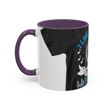 I like beautiful melodies telling me terrible things — Accent Mug 11/15oz