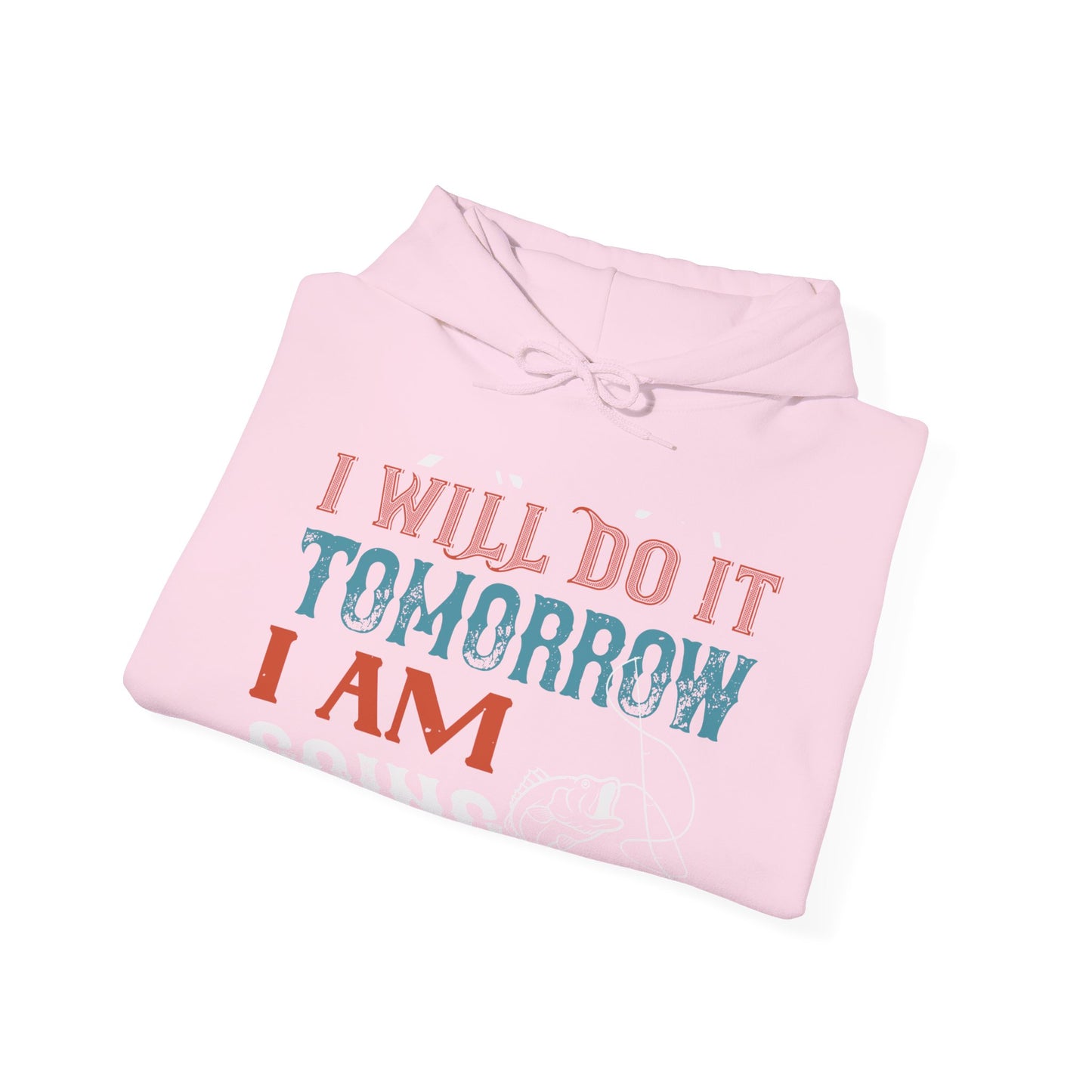 I WILL DO IT TOMORROW-01 — Unisex Heavy Blend Hoodie (G18500)
