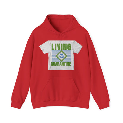 living my best quarantine — Unisex Heavy Blend Hoodie (G18500)