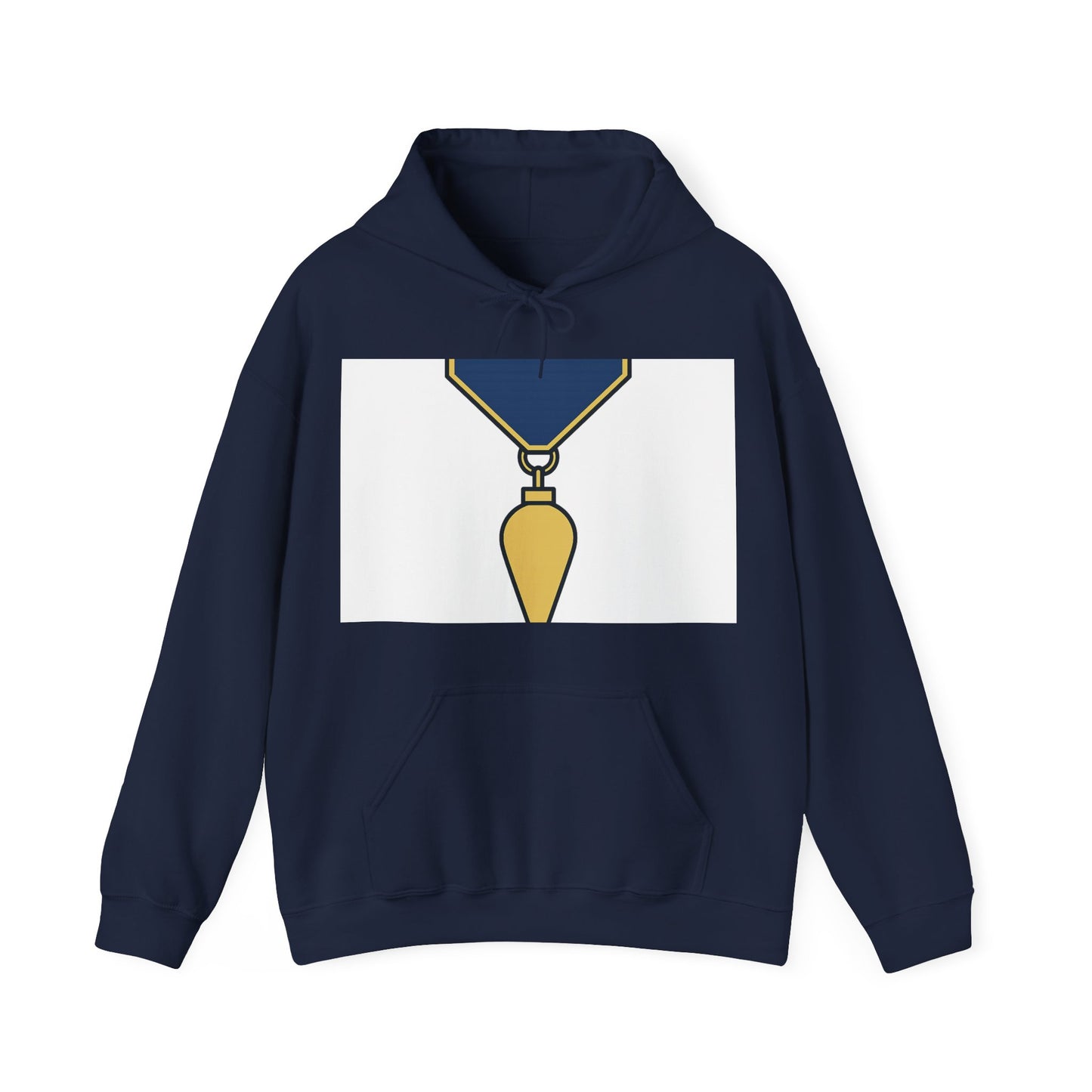 Junior Warden -JW - white bg — Unisex Heavy Blend Hoodie (G18500)