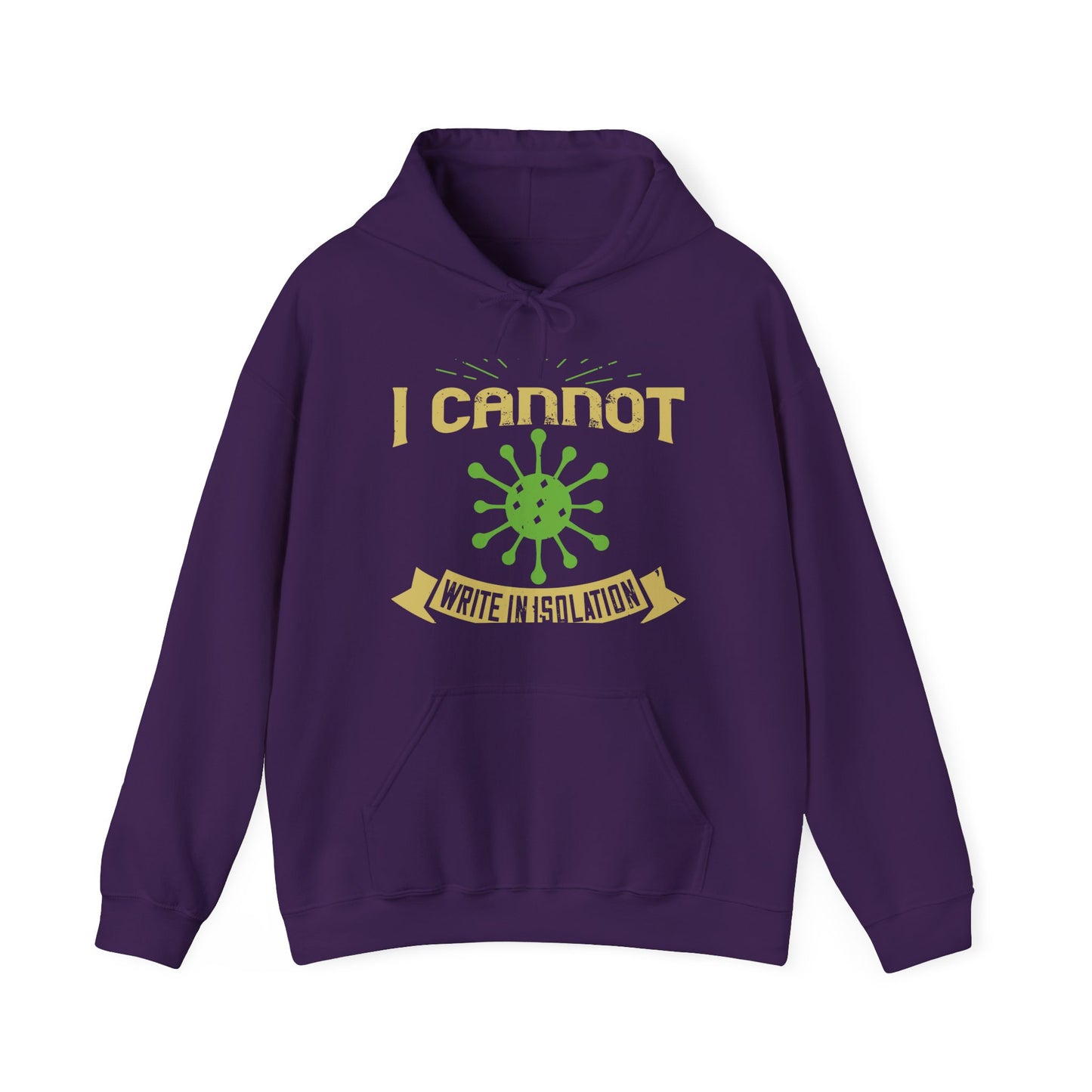 I cannot write in isolation. I write with people around me-01 — Unisex Heavy Blend Hoodie (G18500)