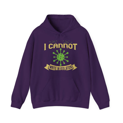 I cannot write in isolation. I write with people around me-01 — Unisex Heavy Blend Hoodie (G18500)