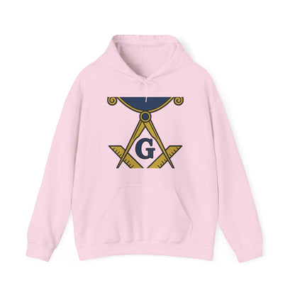 square and compass — Unisex Heavy Blend Hoodie (G18500)