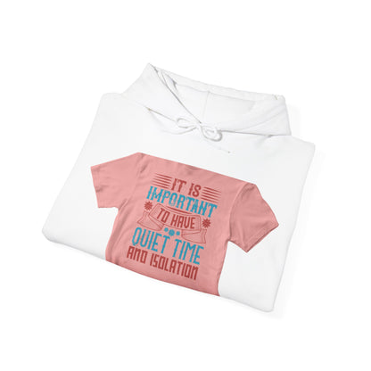 Isolation offered its own form of companionship — Unisex Heavy Blend Hoodie (G18500)