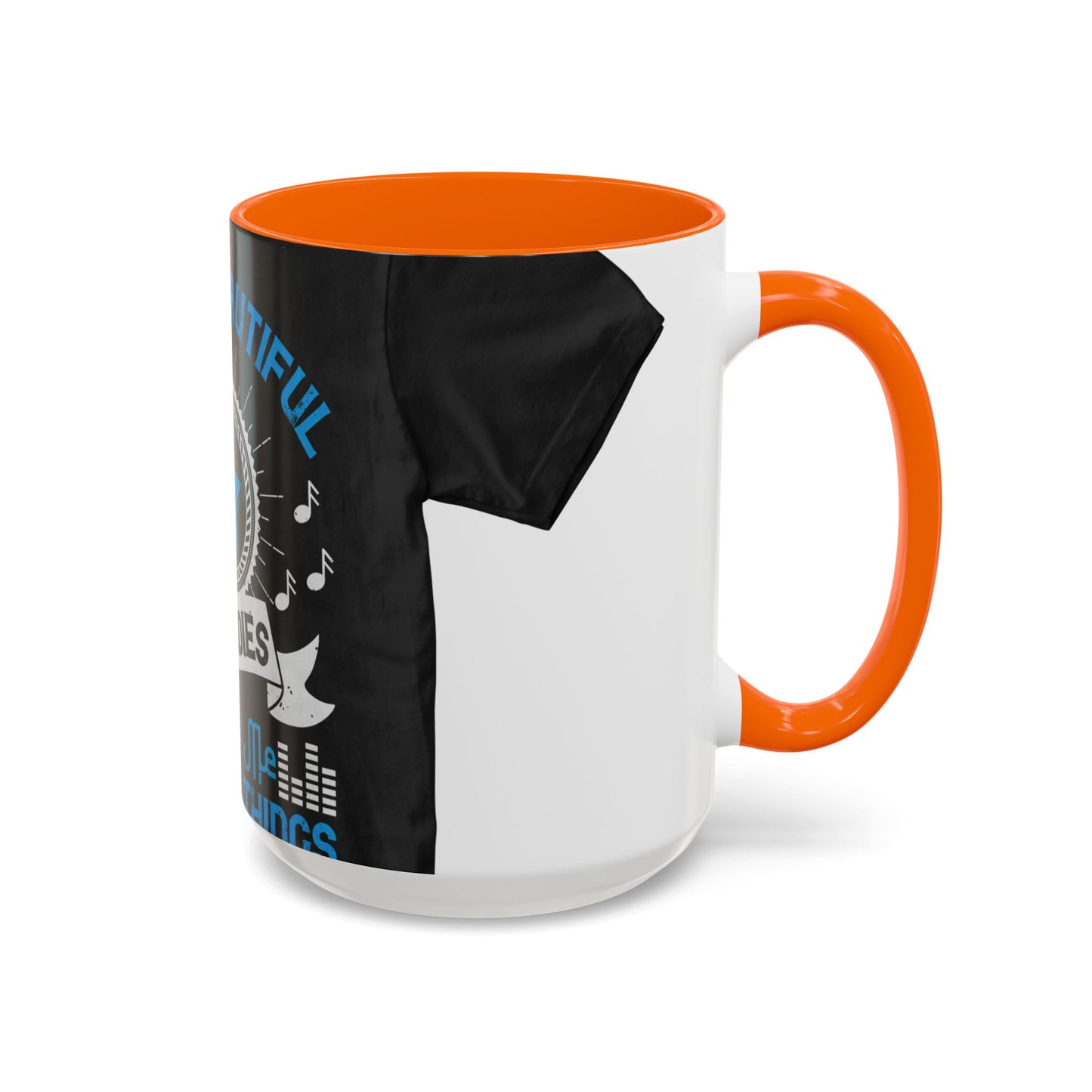 I like beautiful melodies telling me terrible things — Accent Mug 11/15oz