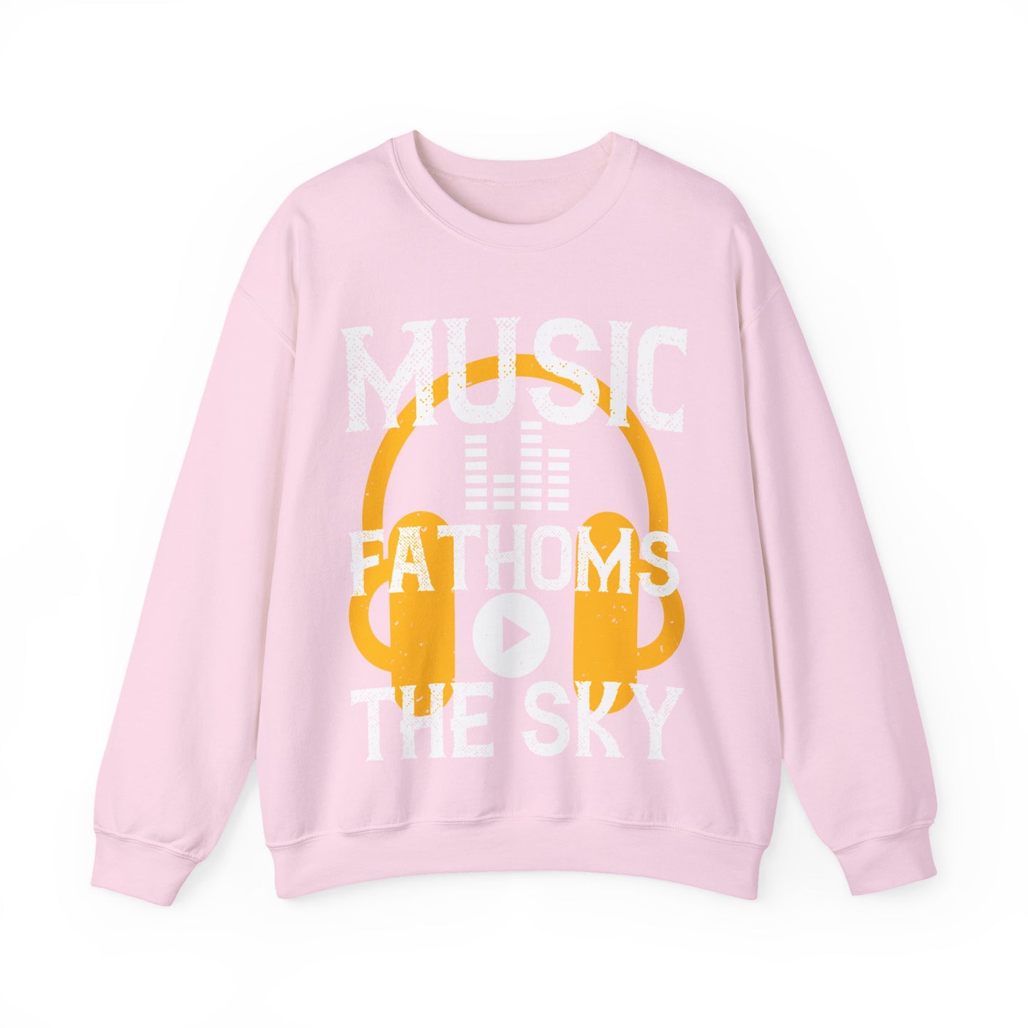 Music Fathoms The Sky-01 — Unisex Heavy Blend Crewneck (G18000)