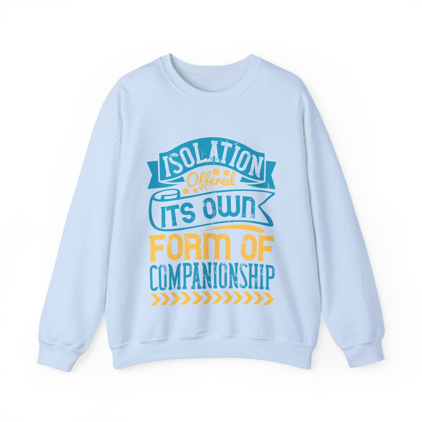 Isolation offered its own form of companionship-01 — Unisex Heavy Blend Crewneck (G18000)