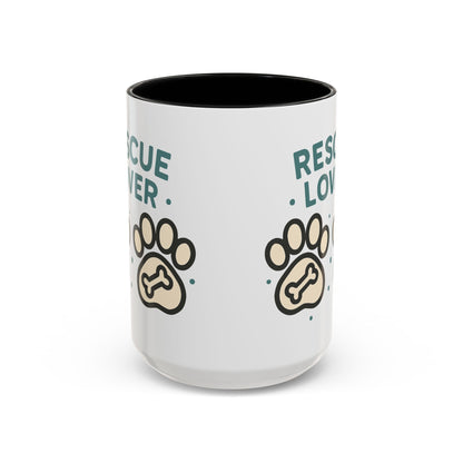 Rescue Lover Coffee Mug, Pet Owner Gift, Animal Rescue Merchandise, Dog Lover Cup, Rescue Pet Appreciation
