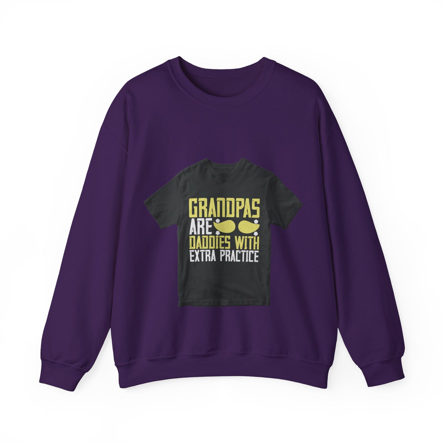 Grandpas are daddies with extra practice-2 — Unisex Heavy Blend Crewneck (G18000)