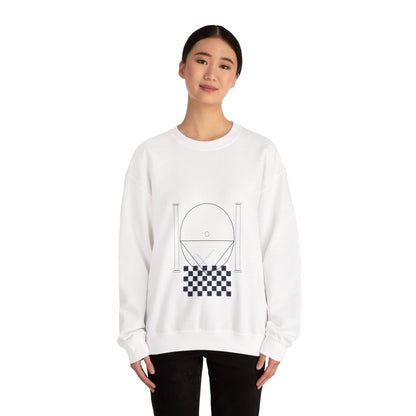 Masonic_Pillars_Crest_5400 — Unisex Heavy Blend Crewneck (G18000)