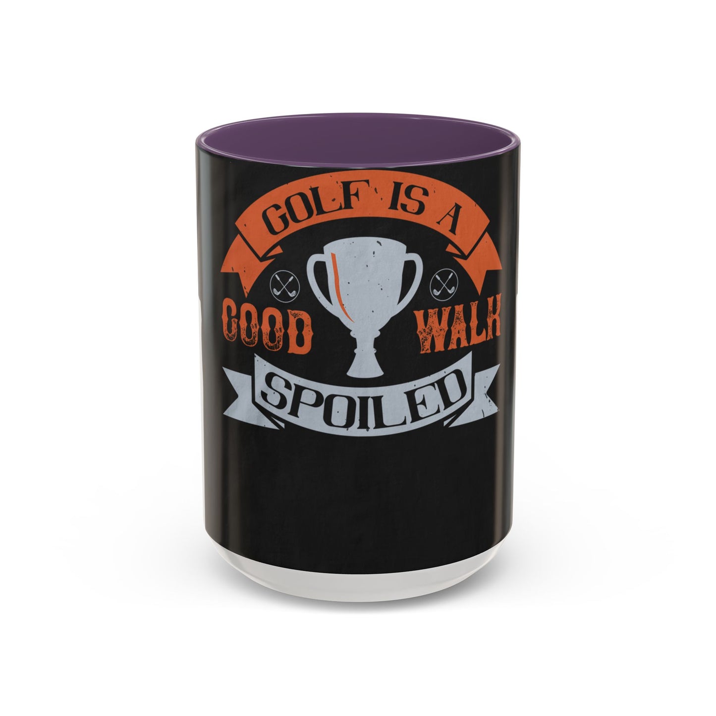 Golf is a good walk spoiled — Accent Mug 11/15oz