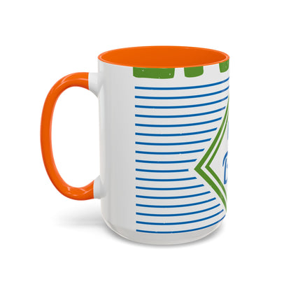 living my best quarantine-01 — Accent Mug 11/15oz