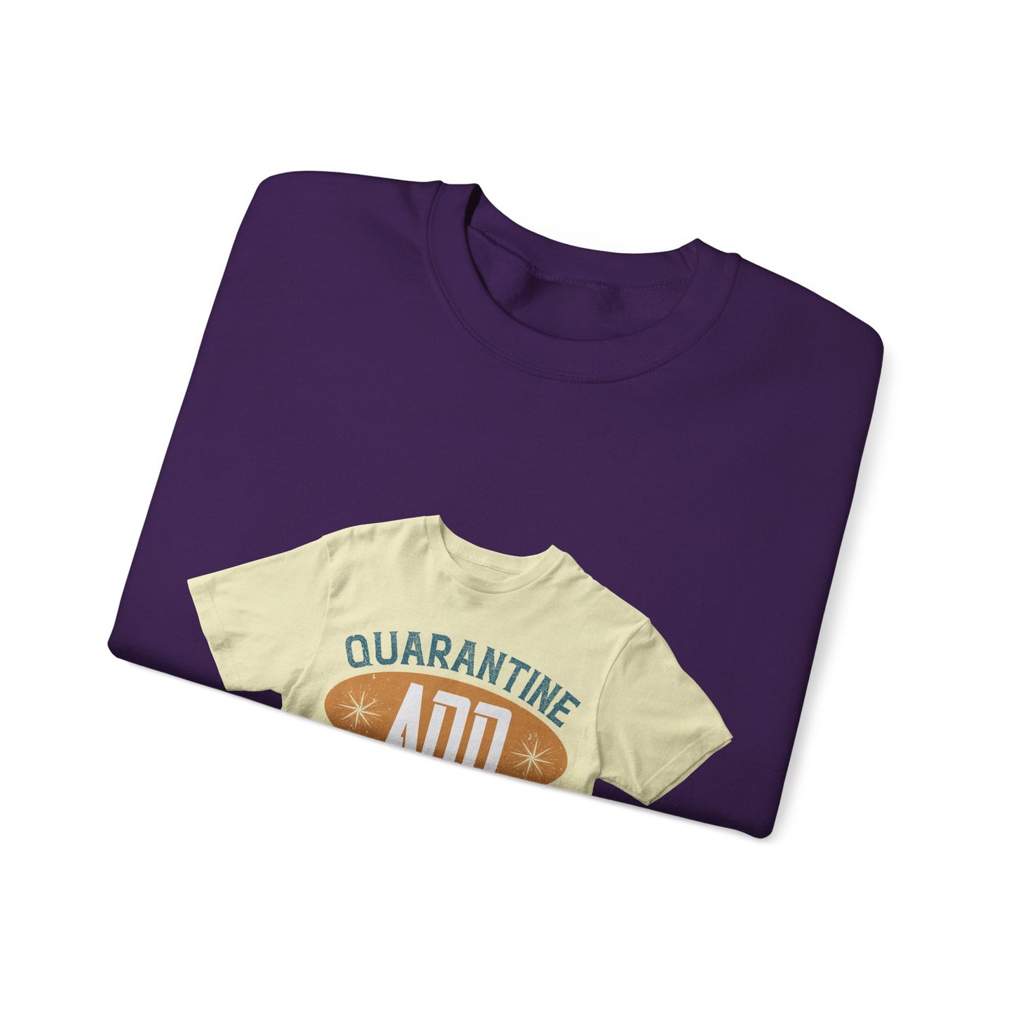 quarantine and chill — Unisex Heavy Blend Crewneck (G18000)