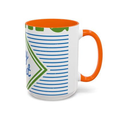 living my best quarantine-01 — Accent Mug 11/15oz