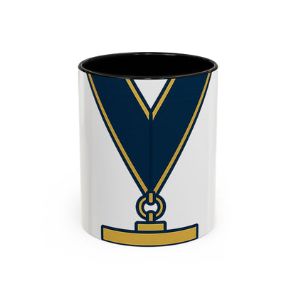 Junior Warden JW-- the plumb — Accent Mug 11/15oz