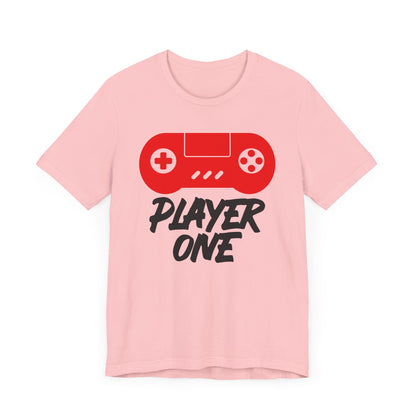 Player One T-shirt, Player Tshirt, Gaming Shirt, Gameboy Unisex Shirt, Game Lover Crewneck Shirt, Short Sleeve Tee, Gift for Him