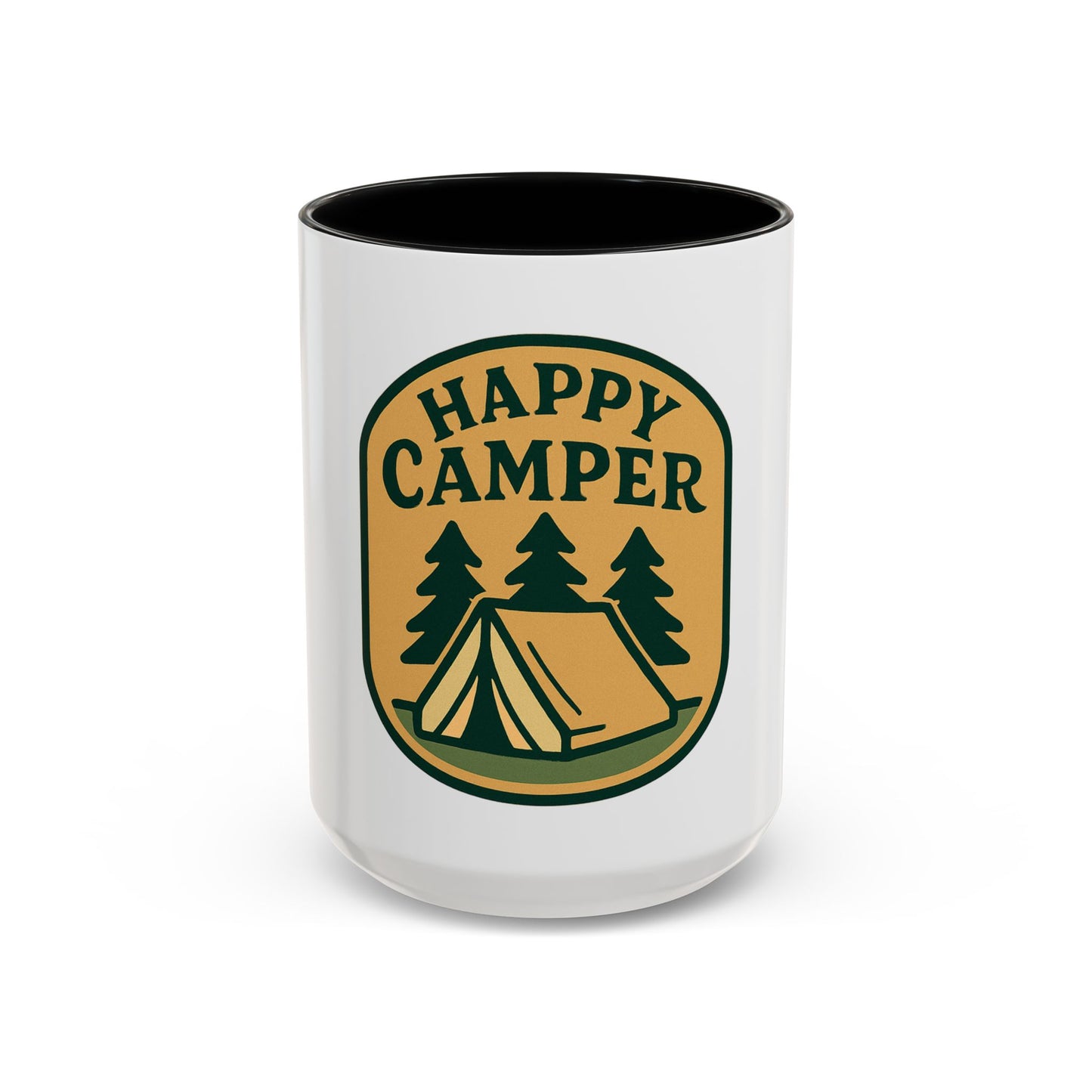 Happy Camper Coffee Mug - Fun Camping Gift, Outdoor Lover's Mug, Adventure Coffee Cup, Holiday Gift, Camping Decor
