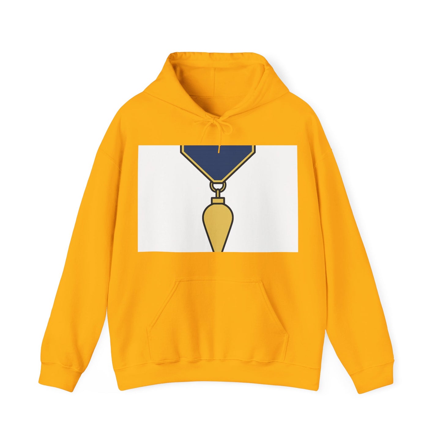 Junior Warden -JW - white bg — Unisex Heavy Blend Hoodie (G18500)