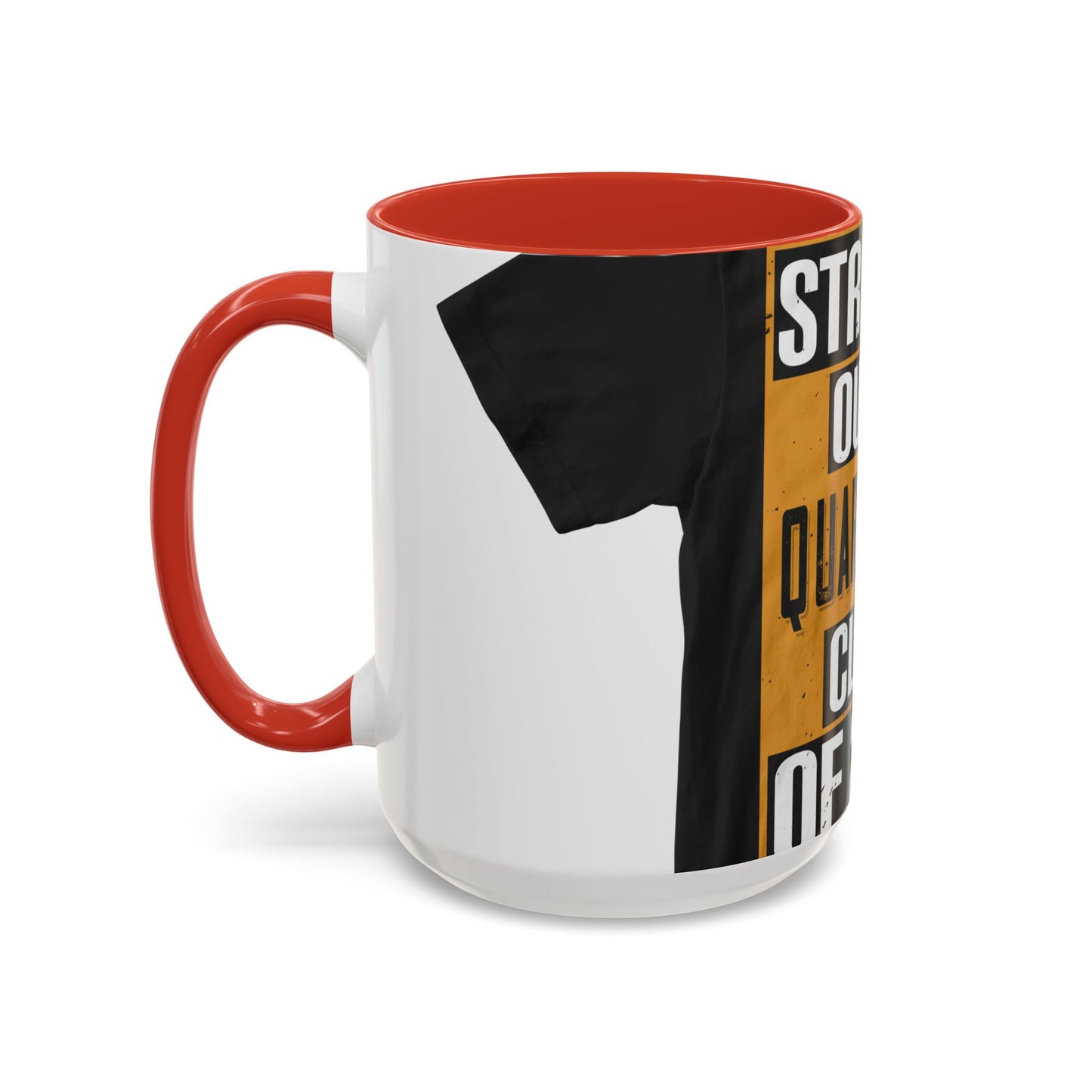 straight outta quarantine class of 2020 — Accent Mug 11/15oz