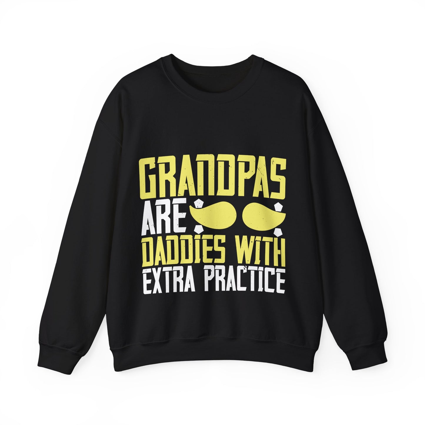 Grandpas are daddies with extra practice-02 — Unisex Heavy Blend Crewneck (G18000)